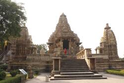 Khajuraho Hindu Temple in Madhya Pradesh India