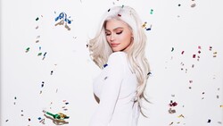 Kylie Jenner in White Dress