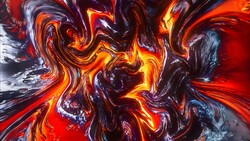 Lava Abstract Image