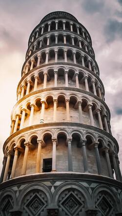 Leaning Tower of Pisa Mobile Wallpaper