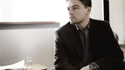 Leonardo Dicaprio In Black Suit