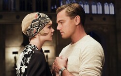 Leonardo Dicaprio With Carey Mulligan Movie Scene Wallpaper