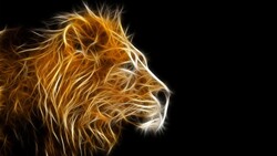 Lion 3D Pic