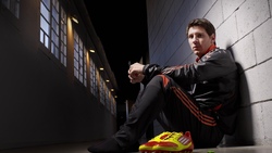 Lionel Messi Sitting On Ground
