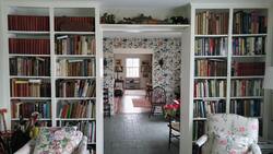 Living Room With Book Shelf