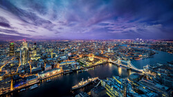 London City Night View Ultra HD 4K Nature Wallpaper
