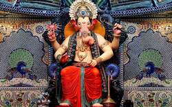 Lord Ganesha During Ganesh Chaturthi Desktop Photo