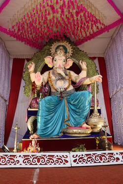 Lord Ganesha During Ganesh Chaturthi Festival