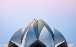 Lotus Temple in Delhi India Wallpaper