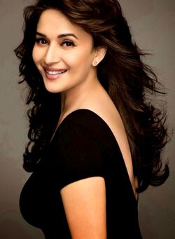 Madhuri Dixit in Black Dress