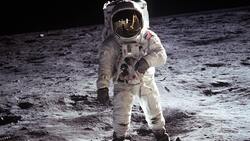 Man in Astronaut Suit Wallpaper