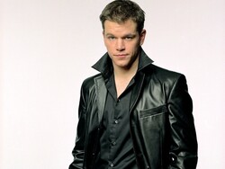 Matt Damon In Black Jacket