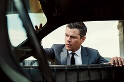Matt Damon Standing With Car