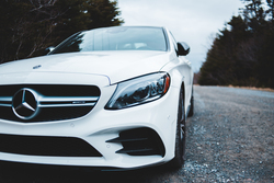 Mercedes Car Parked on Road