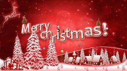 Merry Christmas Red HD Wallpaper