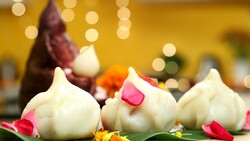 Modak Laddu on Ganesh Chaturthi 4K