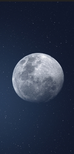 Moon in Sky Mobile Background Pic