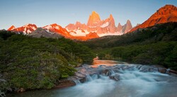 Mountain and River Natural Image