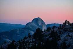 Mountain View at Sunset Time