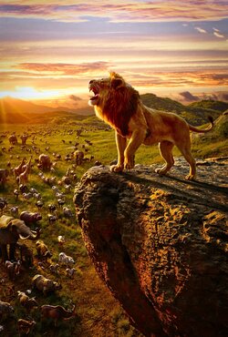 Mufasa Roar in Lion King Movie