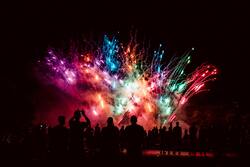 Multicolored Fireworks