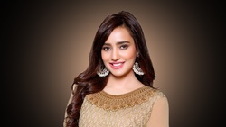 Neha Sharma in Beautiful Golden Suit