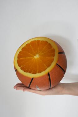 Orange Ball Creative Mobile Pic