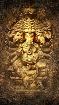 Panchmukhi Lord Ganesha Mobile Pic