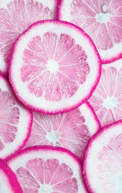 Pink Lemon Slice Photo