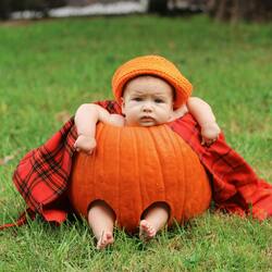 Pumpkin Baby Photoshoot