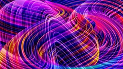 Purple Blue Yellow Colors Light Abstract