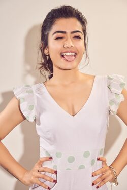 Rashmika Mandanna Eye Blinking