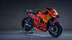 Red KTP Motogp Bike