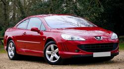 Red Peugeot Sedan Car