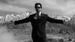 Robert Downey Jr Black And White Pic