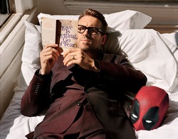 Ryan Reynolds Reading Book Movie Wallpaper