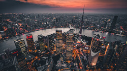 Shanghai Seen From The Jin Mao Tower 4K Photo
