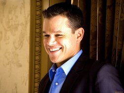 Smiling Matt Damon Wallpaper