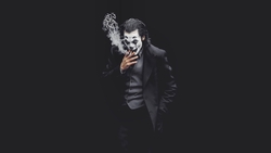 Smoking Joker in Batman Movie HD Wallpaper