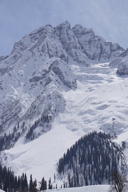 Snowy Mountain in Winter