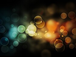 Sparkle Color Bubbles Abstract Photo