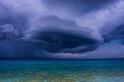 Storm Above the Ocean