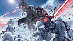 Stormtroopers Vs Space Marines Game Wallpaper