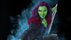 Supergirl Gamora 5K Wallpaper