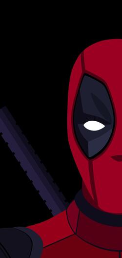 Superhero Deadpool Mobile Photo