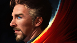 Superhero Doctor Strange Close Up Face