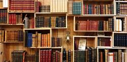 Systematic Display of Books Wallpaper