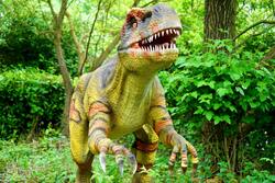 Trex Dinosaur Statue Ultra HD Wallpaper