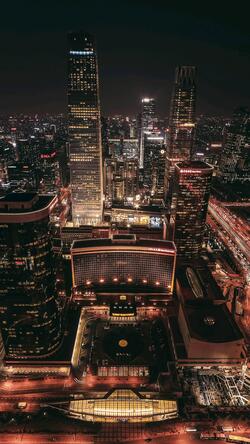 Upper City View at Night