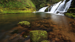 Waterfall in River Ultra HD 4K Nature Images